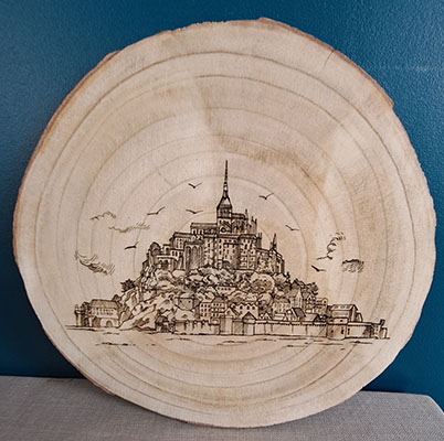 Cathy Crafty gravure laser personnalisée bois verre ardoise manche normandie