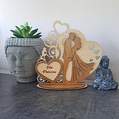 Cathy Crafty gravure laser personnalisée bois verre ardoise manche normandie