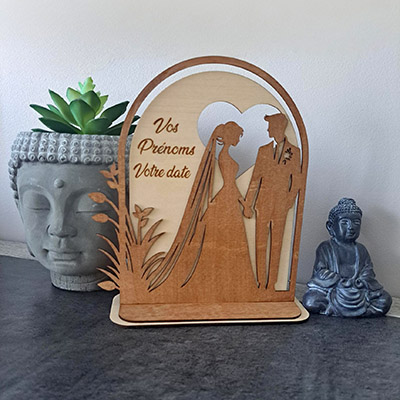 Cathy Crafty gravure laser personnalisée bois verre ardoise manche normandie